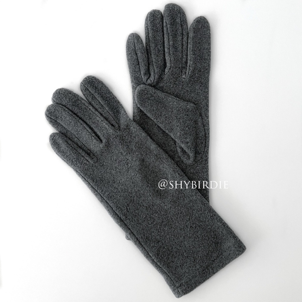 NEW Jacob Polar Fleece Gloves, Grey